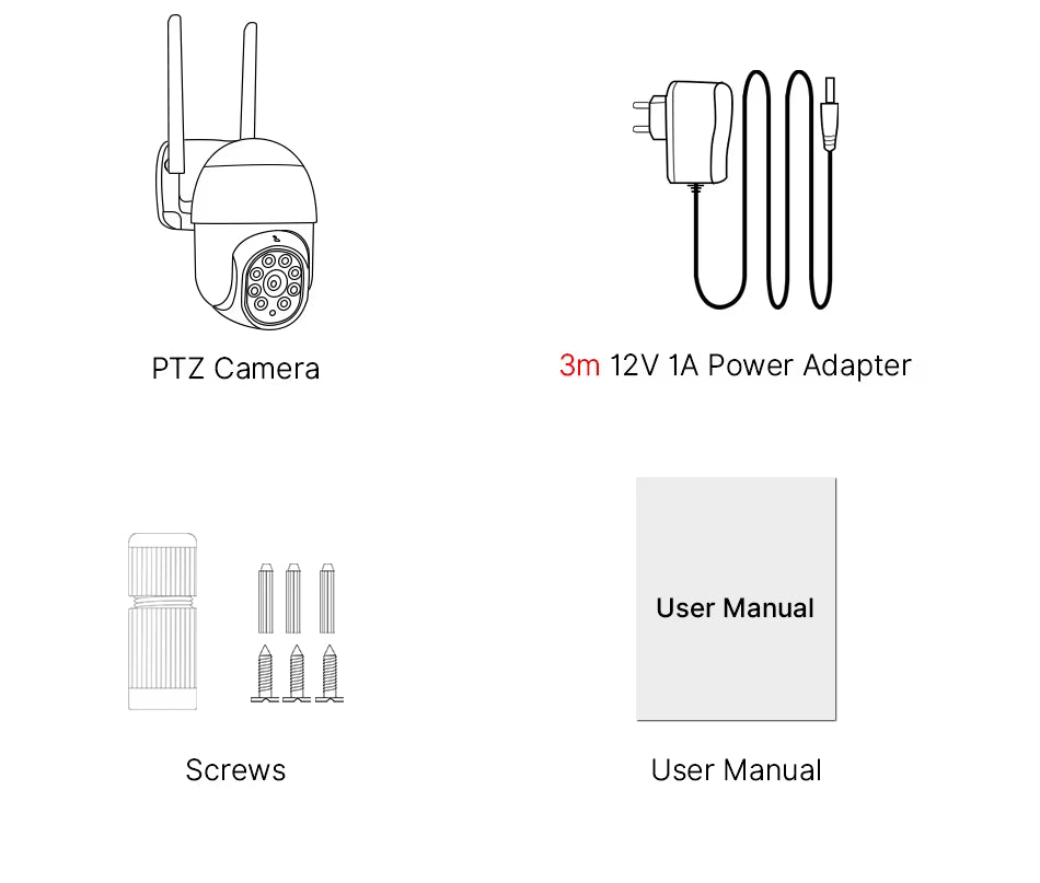 Hiseeu 4K 8MP WiFi PTZ Camera | 5X Zoom | AI Human Detection | CCTV IP